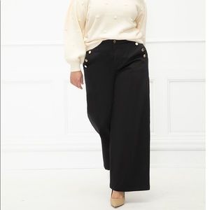 Wide leg sailor pants from ELOQUII